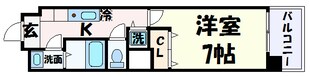 三ノ宮駅 徒歩8分 6階の物件間取画像